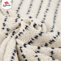 Tissu Hacci en tricot Spandex à rayures fantaisie